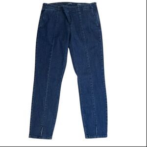 J. Jill Denim pants ~ size 10 ~ Authentic Fit ~ Front slit ankle